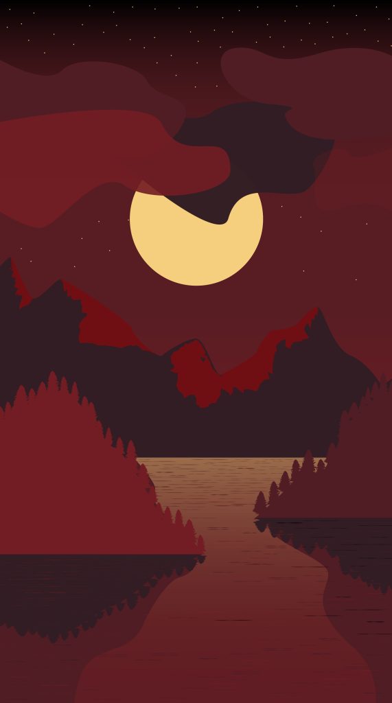 Cimes écarlates nocture